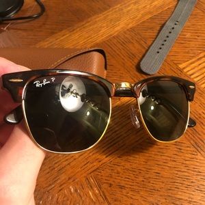 Ray-Ban polarized clubmasters